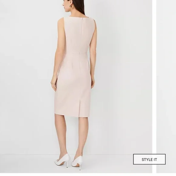 Ann Taylor Blush Midi Dress - Picture 2 of 7